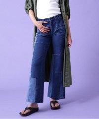 AVIREX/REMAKE DENIM SEMI FLARE WITH PRINT/505321312