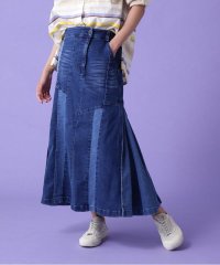 AVIREX/REMAKE STERETCH DENIM SIDE FLARE SKIRT/505321313