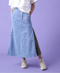 AVIREX/REMAKE STERETCH DENIM SIDE FLARE SKIRT/505321313