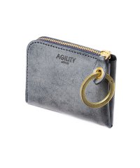 AGILITY/アジリティ ミニ財布 小さい財布 二つ折り財布 ミニウォレット メンズ レディース レザー L字ファスナー 本革 日本製 AGILITY 0355/505322361