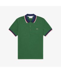 LACOSTE Mens/トリコロールリブニットポロシャツ/505171079