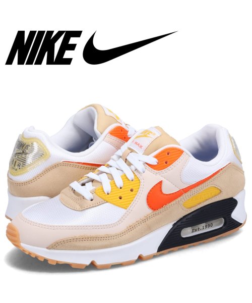 NIKE AIR MAX 90 SE ナイキ エアマックス97 スニーカー メンズ レディース ベージュ FB4315－100(505322055)  | ナイキ(NIKE) - d fashion