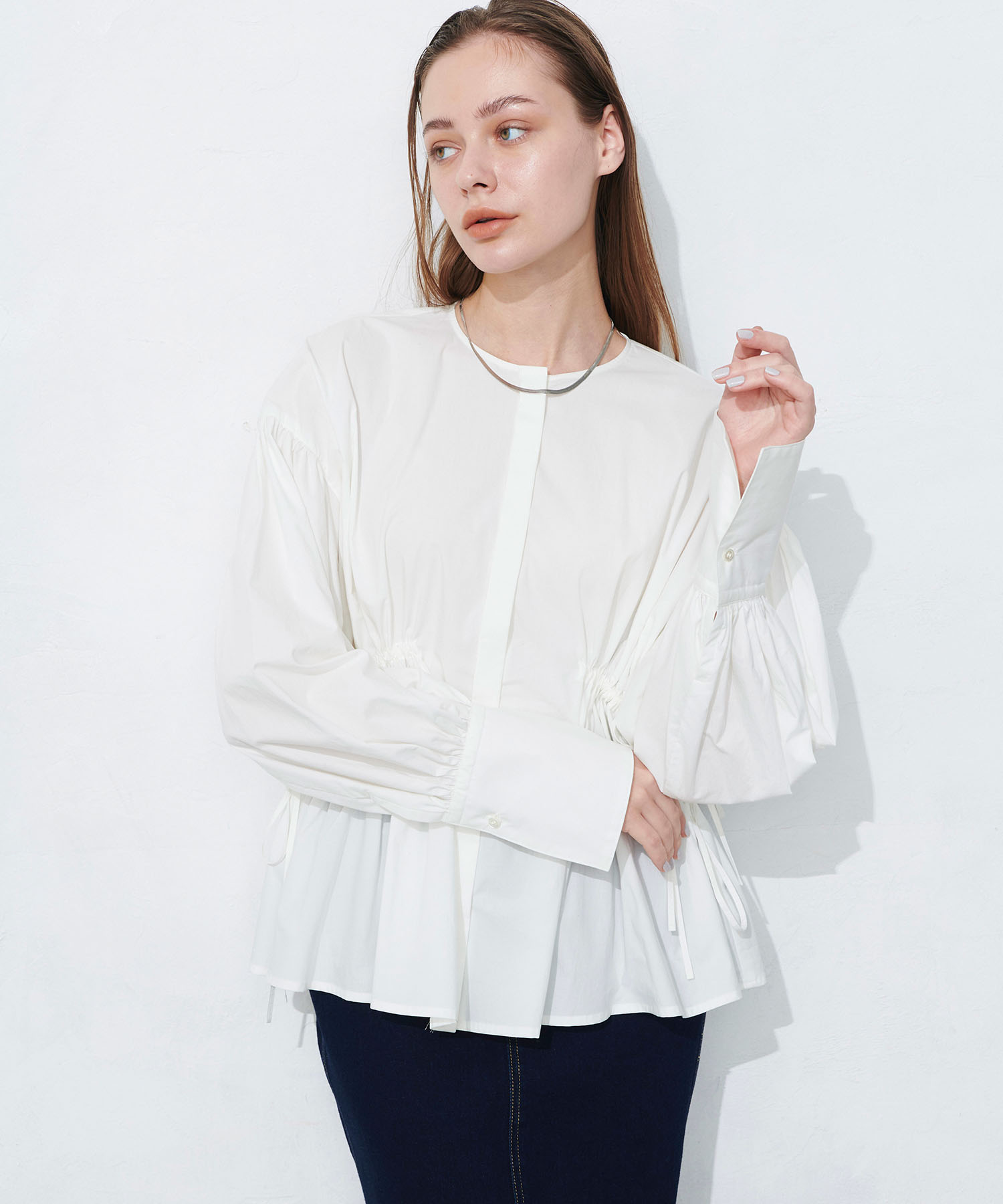 新品 N.O.R.C ドロストブラウス セール】ドロストブラウス(505327173) | ノーク(NORC) - d fashion