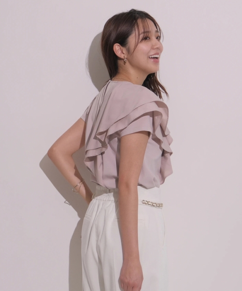 アシンメトリーフリルカットソー(505327384) | ジャスグリッティー