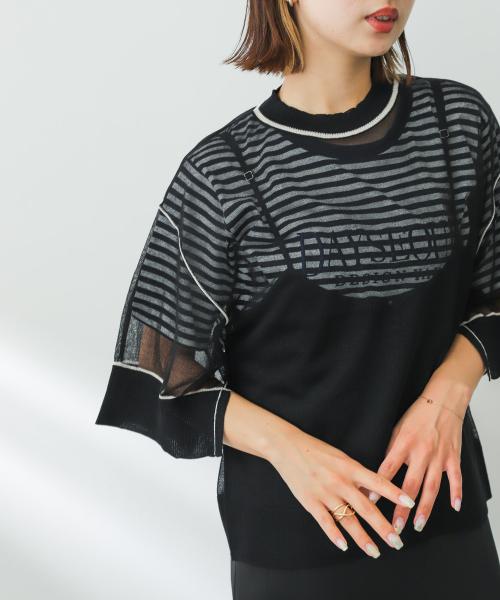 あさ様 セール 60%OFF】シアートリミングセーター(505327555) | センス