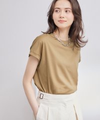 ROPE'/【新色追加】【洗える】アームレットキャップスリーブTシャツ/505229406