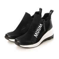 MUUM/ムーム MUUM MUUM【厚底ウエッジソール】MUUMファスナーニットウェッジソールスニーカー/505314218