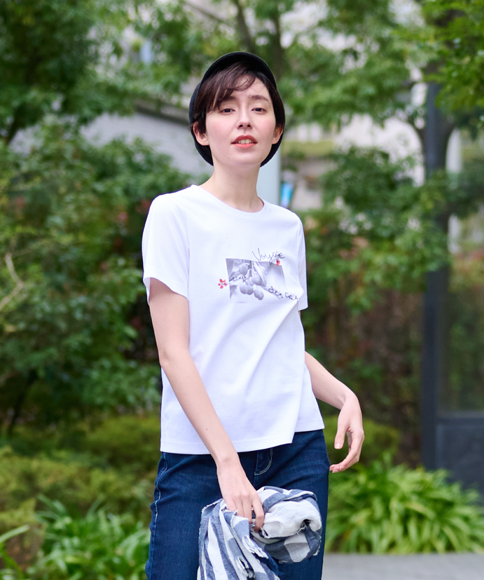 セール 50%OFF】洗える チェリーTシャツ【CoC by CARA O CRUZ