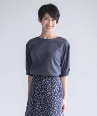 J.PRESS LADIES（LARGE SIZE）/【WEB限定カラーあり・洗える】ラミーポプリン ボリュームスリーブ ブラウス/505330209