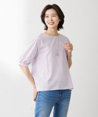 J.PRESS LADIES（LARGE SIZE）/【WEB限定カラーあり・洗える】ラミーポプリン ボリュームスリーブ ブラウス/505330209