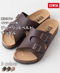 JEANS MATE/【EDWIN】チューリッヒ ベルト サンダル メンズ EB1007 コンフォート 紳士 事務所履き スリッパ つっかけ INTERNATIONAL BASIC/505322522