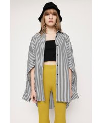 SLY/LOOSE OVER ARMSLIT STRIPE シャツ/505330339