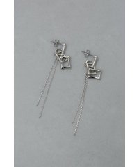 AZUL by moussy/SQUARE CHAIN EARRINGS/505330374
