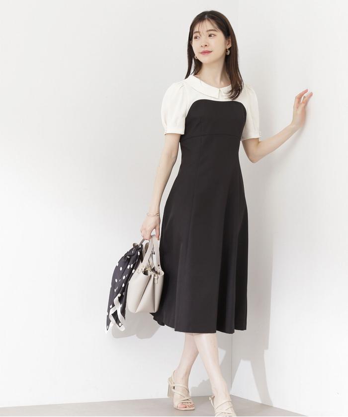 セール 30%OFF】レトロカラードッキングワンピース(505330449