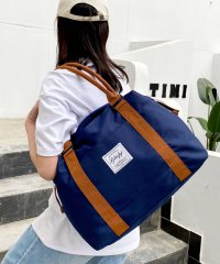 ninon/フロージュ florge 【2size展開】【軽量/ユニセックス】大容量キャンバスボストンバッグ/トラベルバッグ/ジムバッグ M/505331010