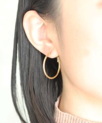 ninon/ニノン ninon 【8size展開】金属アレルギー対応ユニセックスステンレスフープピアス/505331013