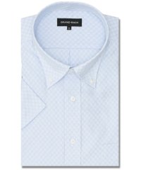 GRAND-BACK/【大きいサイズ】グランバック/GRAND－BACK 綿100％ 形態安定 ボタンダウン 半袖 シャツ メンズ ワイシャツ ビジネス yシャツ 速乾 ノーアイロン/505331231