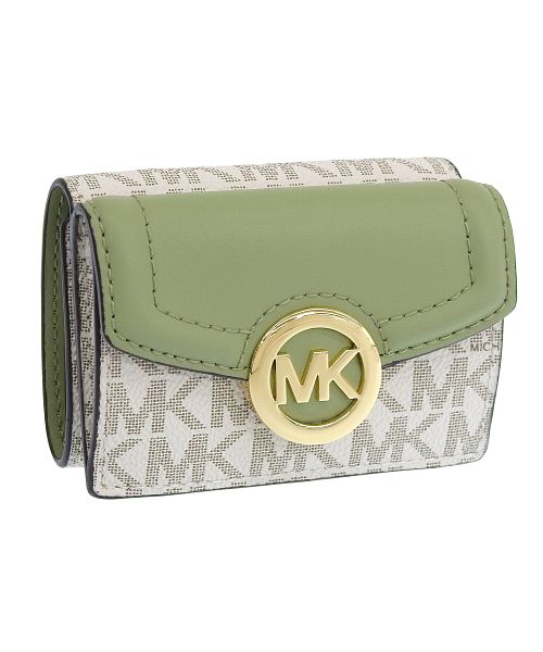 クーポン】MICHAEL KORS マイケルコース JET SET FULTON 三つ折り 財布