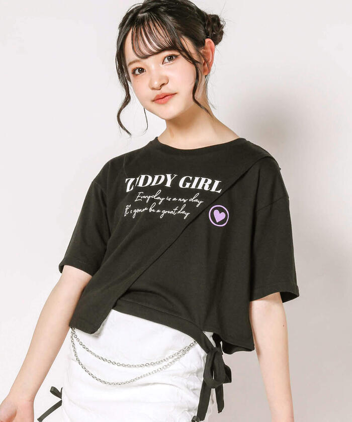 ZANEROBE フリントロックティー コットン Tシャツ セール】【 ニコ☆プチ 掲載 】切り替えロゴTシャツ(130~160cm