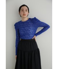 JILL STUART/レーシーニットトップ/505333008