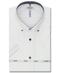 TAKA-Q/形態安定 スタンダードフィット 3枚衿風 ボタンダウン 半袖 シャツ メンズ ワイシャツ ビジネス yシャツ 速乾 ノーアイロン 形態安定/505333135