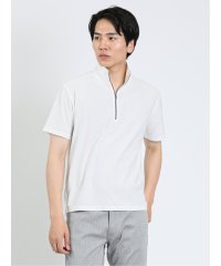 TAKA-Q/ヘリンボン ハーフZIP 半袖 メンズ Tシャツ カットソー カジュアル インナー ビジネス ギフト プレゼント/505333548