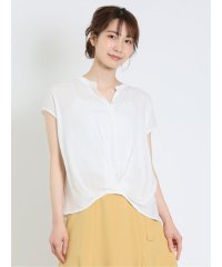 m.f.editorial/マーブルワルツ/MARBLE WALTS ハイブリッド 抜き衿半袖プルオーバー レディース シャツ カットソー トップス ブラウス カジュアル インナー ビジネ/505333554