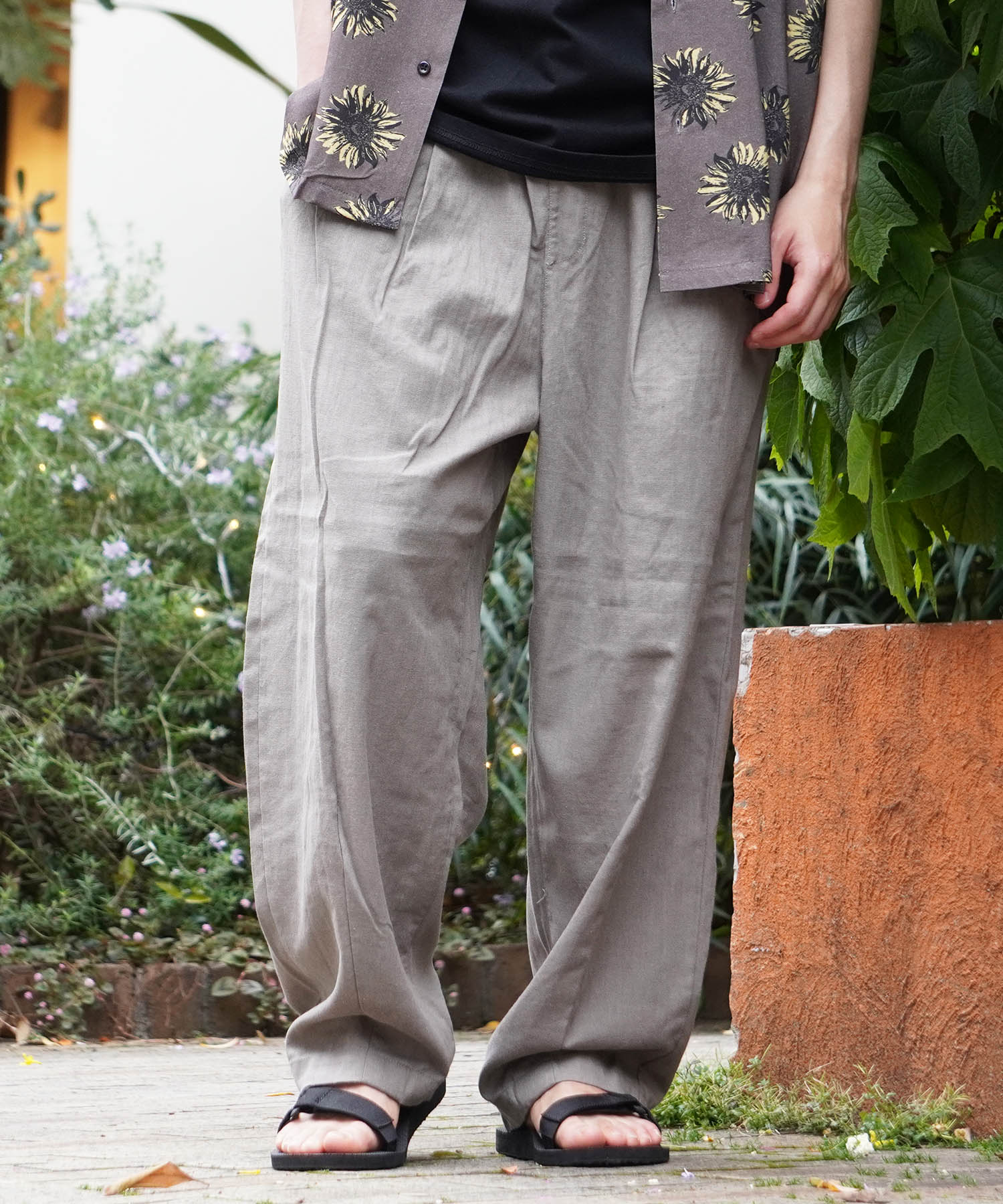ワンフォークロージング 1111clothing ワイドパンツ メンズ