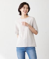 J.PRESS LADIES（LARGE SIZE）/【WEB限定カラーあり・抗菌消臭・吸水速乾】サッカージャージー ボリュームスリーブ カットソー/505334054