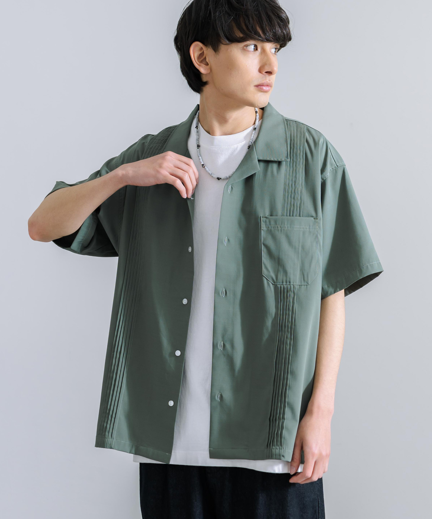 ロッキーモンロー Rocky Monroe キューバシャツ 半袖 メンズ