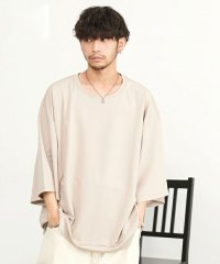 CavariA/CavariA BIGシルエットポンチTシャツ 5分袖 7分袖/505334091