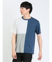 m.f.editorial/接触冷感 切替クルーネック 半袖 メンズ Tシャツ カットソー カジュアル インナー ビジネス ギフト プレゼント/505334855