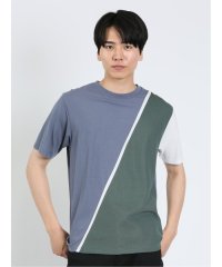 m.f.editorial/接触冷感 切替クルーネック 半袖 メンズ Tシャツ カットソー カジュアル インナー ビジネス ギフト プレゼント/505334856