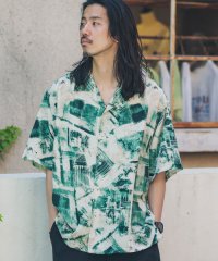 URBAN RESEARCH Sonny Label/エステルプリント総柄ショートスリーブシャツ/505335049