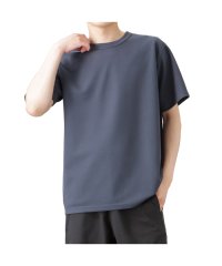 MAC HOUSE(men)/NAVY ネイビー ドライタッチ鹿の子ショートスリーブTシャツ QMH/03885SS/505333746