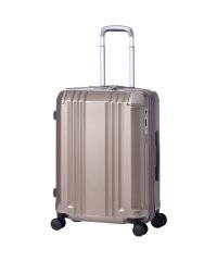 ASIA LUGGAGE/アジアラゲージ デカかるEdge スーツケース Mサイズ 52L 60L 拡張機能付き 軽量 超軽量 静音 ストッパー ALI－088－22W キャリーケース/505335410