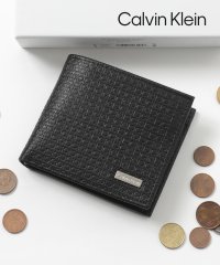 Calvin Klein/【Calvin Klein / カルバンクライン】BILLFOLD WITH COIN POCKET / ワンポイント レザーコンパクトウォレット 二つ折り財布/505290990