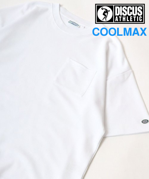 セール】【DISCUS】ディスカス 接触冷感 COOLMAX ワンポイントTシャツ