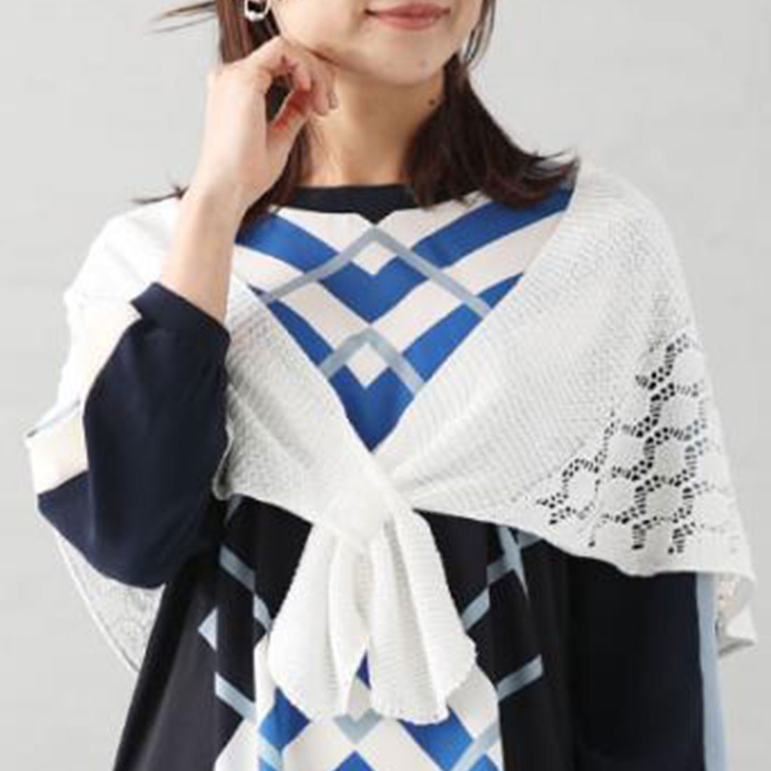 サワアラモード Sawa a la mode レディース 小物 ストール 黒