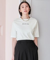 JIYU-KU(LARGE SIZE)/【洗える】Marine半袖 ロゴTシャツ/505337129