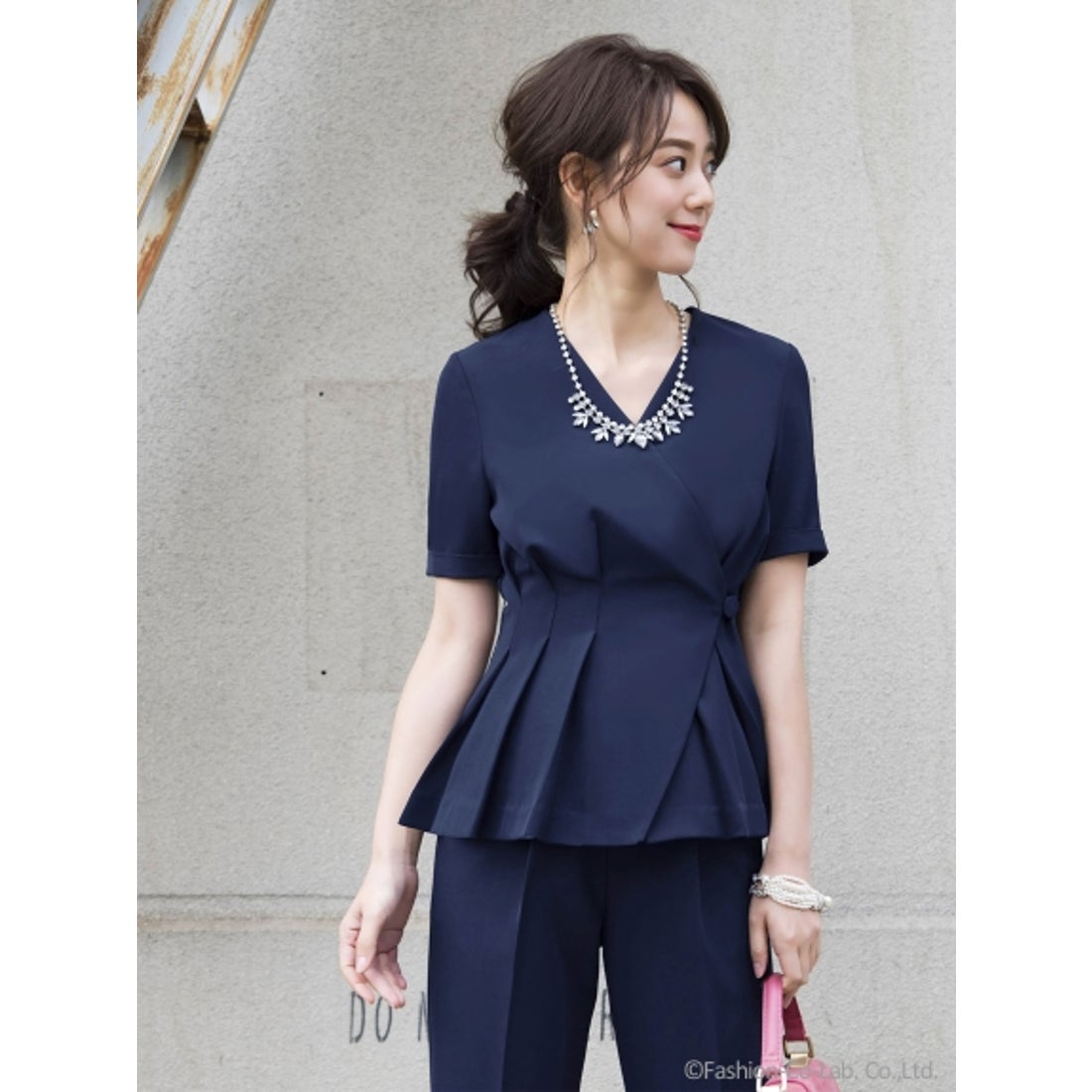 セール 30%OFF】カシュクールパンツセットアップ(7号～13号