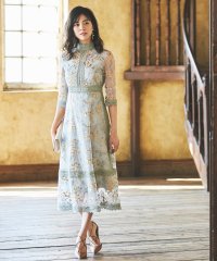 RUIRUE BOUTIQUE/＼ 安座間美優 着用 ／フラワー刺繍レースワンピース/505200297
