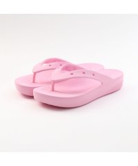 crocs/クロックス crocs レディース サンダル クラシック プラットフォーム フリップ  ビーチサンダル ブラック 黒 ホワイト 白 ベージュ ブルー ピンク H/505310620