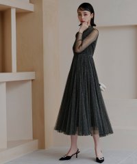 RUIRUE BOUTIQUE/ルイルエブティック RUIRUE BOUTIQUE ラメチュールメロウワンピースドレス/505328372