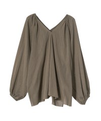 MICA&DEAL/tulle gather blouse/505331298