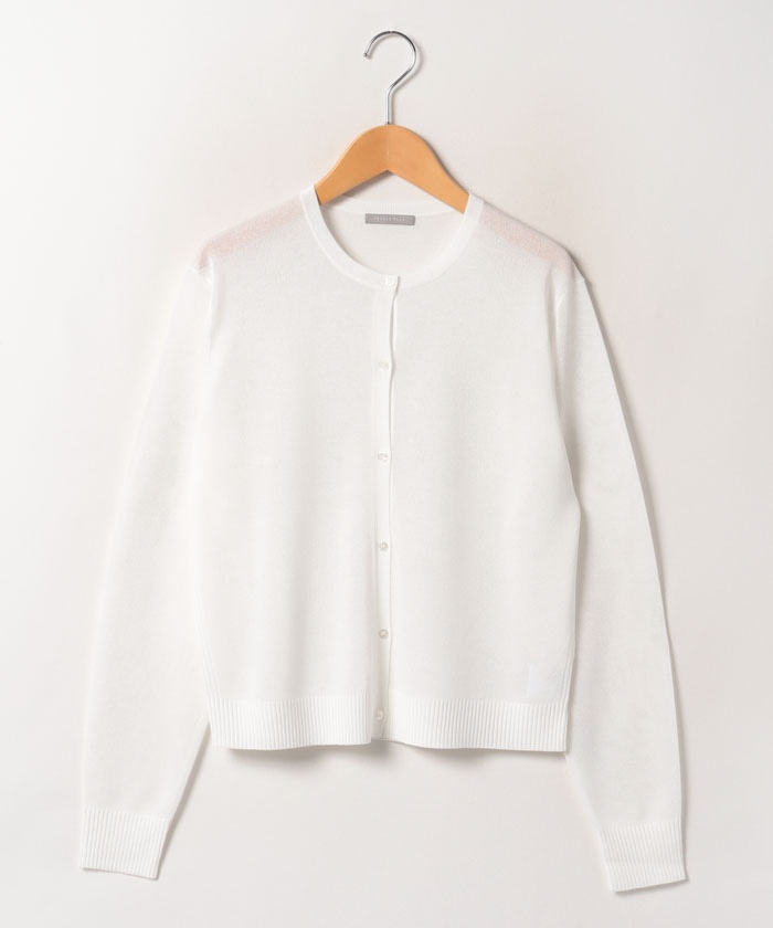 クルーネックカーディガンSHEER KNIT GRESHAM(505334295