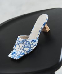LE TALON/5.5cmコンビヒールミュールサンダル/505338482