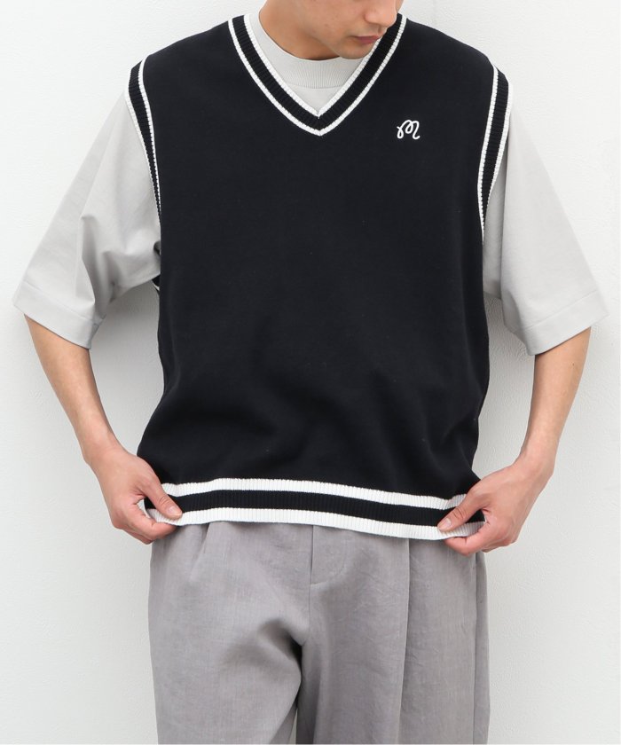 Malbon レディース ゴルフVネックセットアップ（Malbonの秋冬に