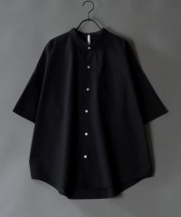 SITRY/シトリー SITRY 【SITRY】オーバーサイズ ドロップショルダー ブロードバンドカラー 半袖シャツ メンズ/505324501