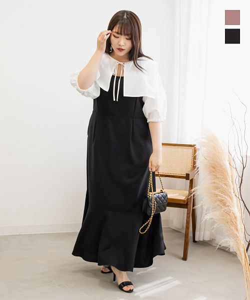 CLETTEオリジナル☆ボレロセットキャミワンピース(505339941) | クレット(大きいサイズ)(clette) - d fashion